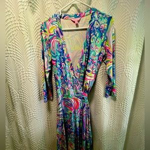 Lilly Pulitzer Cotton Wrap Dress